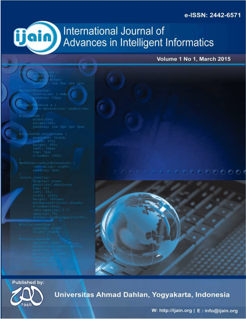 IJAIN: International Journal of Advances in Intelligent Informatics