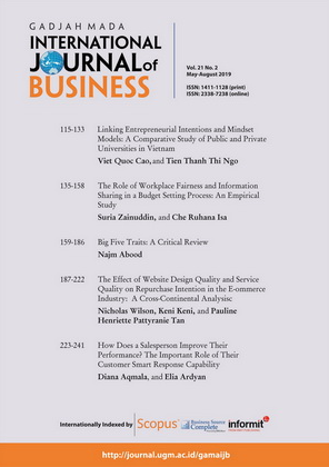 Gadjah Mada International Journal of Business
