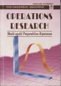 Operations Research: Model-model pengambilan Keputusan