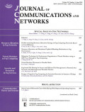 Journal of Communication and Networks