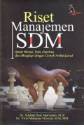 Riset Manajemen SDM: Untuk Skripsi, Tesis, Disertasi, dan Dilengkapi dengan Contoh Artikel Jurnal
