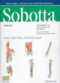 Sobotta: Atlas anatomi manusia tabel otot, sendi dan saraf