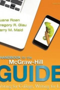 Handbook for the McGraw-Hill Guide: writing for college, writing for life
