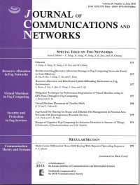 Journal of Communication and Networks