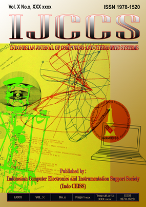 IJCCS: Indonesian Journal of Computing and Cybernetic Systems (Terakreditasi B DIKTI No. 51/E/KPT/2017)