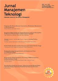 Jurnal Manajemen Teknologi (Indonesian Journal for the Science of Management) SK No.81/DIKTI/Kep/2011