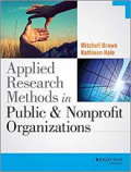 Applied Research Methods in Public & Nonprofit Organizations
