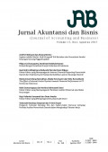 JAB Jurnal Akuntansi dan Bisnis: Journal Of Accounting and Business