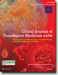 Image of Global Journal of Transfusion Medicine AATM