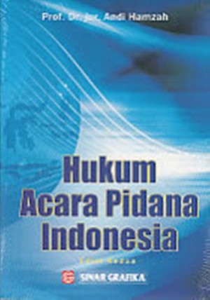Image of Hukum Acara Pidana Indonesia Edisi kedua