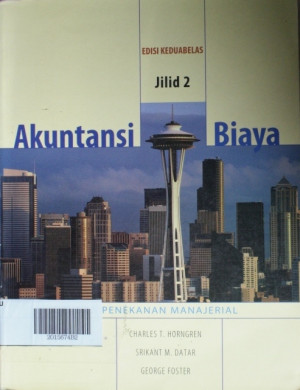 Image of Akuntansi Biaya dengan Penekanan manajerial Jilid 2