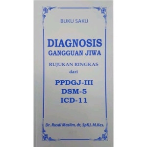 Image of Buku saku Diagnosis Gangguan Jiwa Rujukan Ringkas dari PPDGJ-III DSM-5 ICD-11