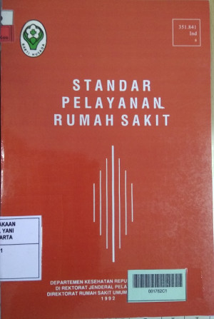Image of Standar Pelayanan Rumah Sakit