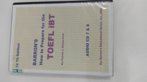 Image of Barron's How to Prepare for the TOEFL iBT [Audio Recording] 12th Ed , Audio CD 7