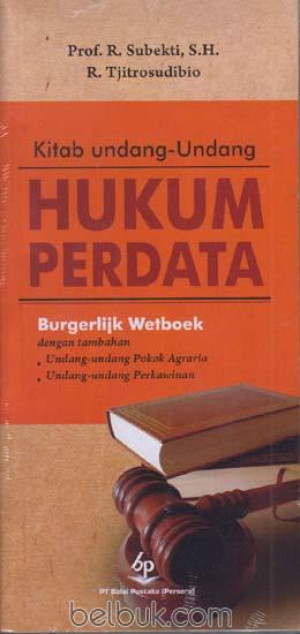 Image of Kitab Undang-Undang Hukum Perdata