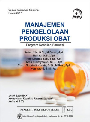 Image of Manajemen Pengelolaan Produksi Obat