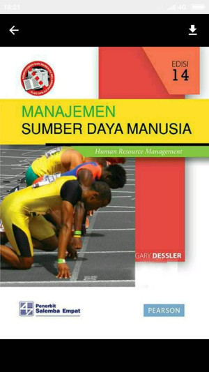 Image of Manajemen Sumber Daya Manusia: Human Resource Management