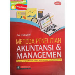 Image of Metoda Penelitian Akuntansi dan Manajemen: Panduan Lengkap Menulis Skripsi, Tesis, Disertasi, dan Publikasi Ilmiah