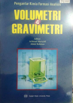 Image of Pengantar Kimia Farmasi Analisis Volumetri dan Gravimetri