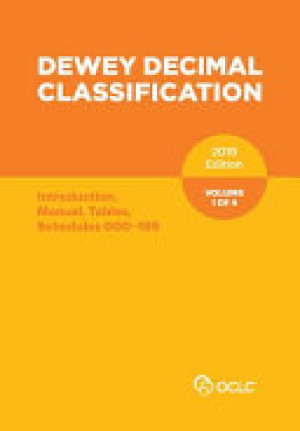 Image of Dewey Decimal Classification Volume 1 January 2019