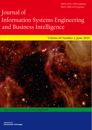 Image of JISEBI (Journal of Information Systems Engineering and Business Intelligence)