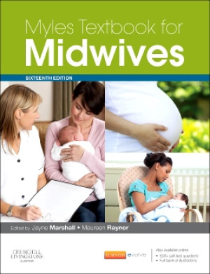Image of Myles textbook for midwives 16th edition