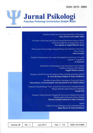 Image of Jurnal Psikologi : Fakultas Psikologi Universitas Gadjah Mada (SK DIKTI No. 66b/DIKTI/Kep./2011)